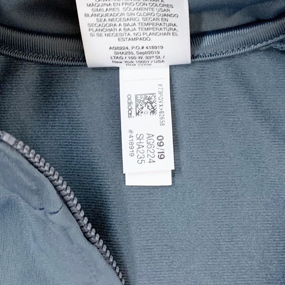 NWT Adidas Tricot Jacket + Pants Matching Set 12mo - Picture 7 of 8